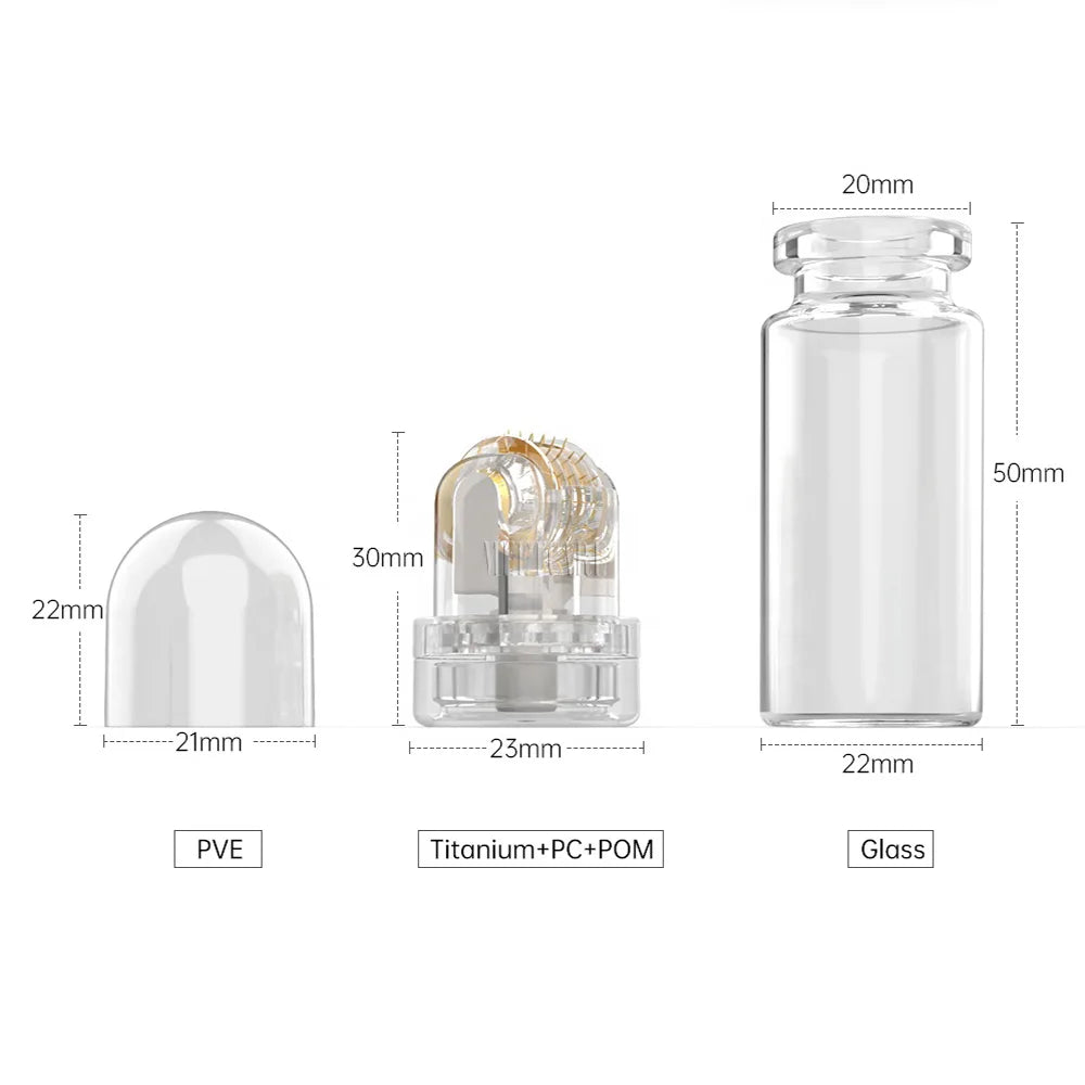 Dermaroller with 10ml Bottle-Hydra Derma Roller Microneedle