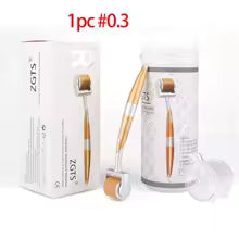 Dermaroller Titanium Micro Needles System - Derma Roller Mesotherapy For Facial Care