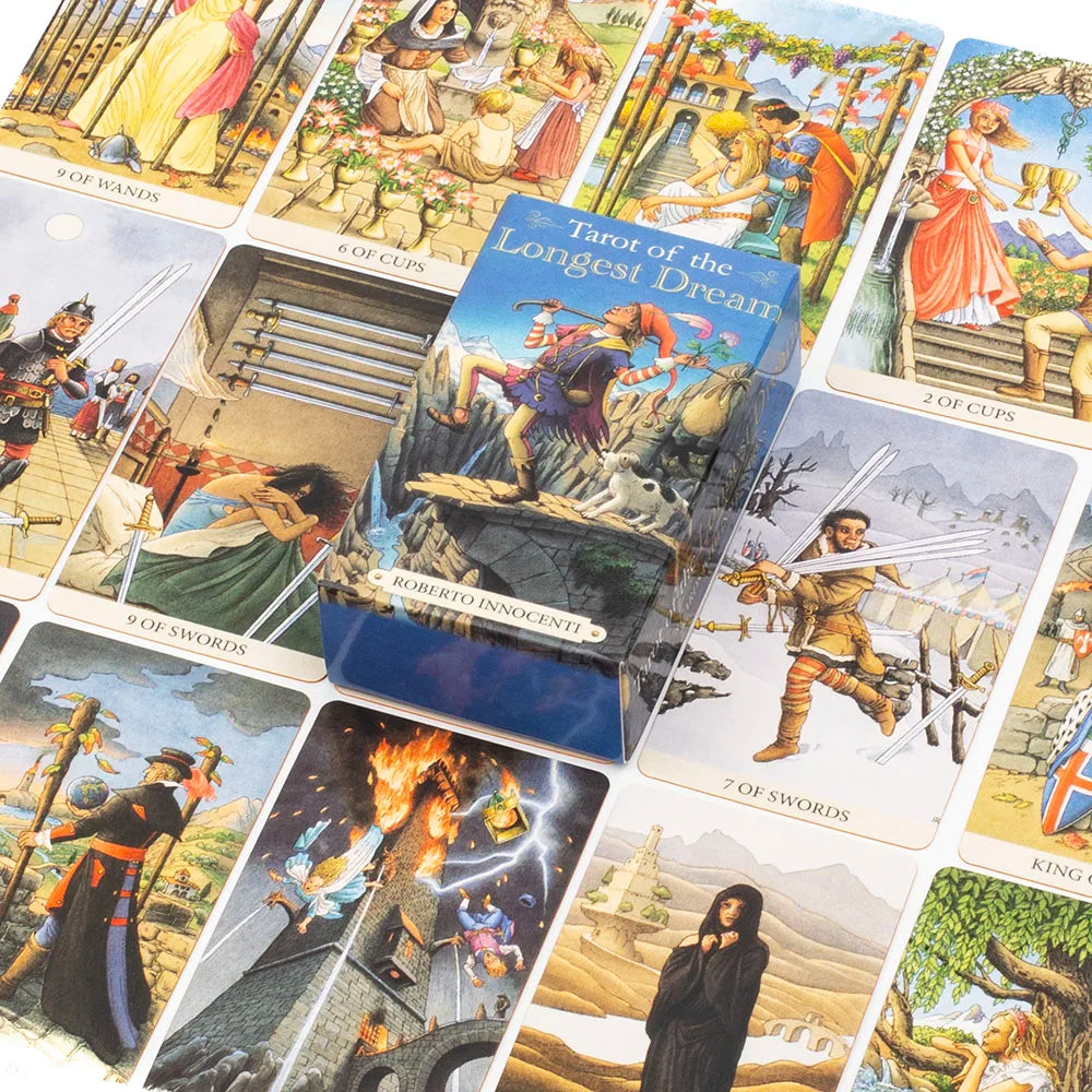 The Longest Dream Tarot Cards 78pcs Deck with Instruction Booklet