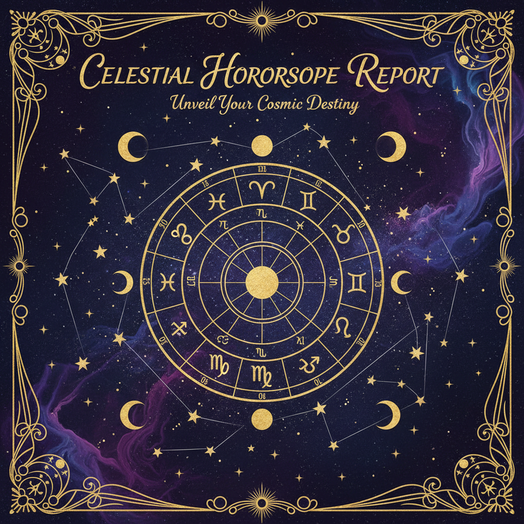 Astrological birth chart —natal chart   and year forecast report